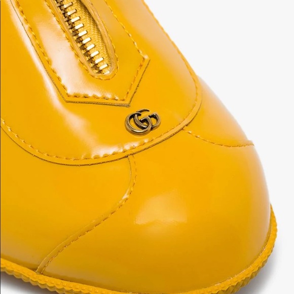 $1250 New  Gucci  Kitt 70 rain ankle boots, 36+,100% authentic. - Picture 8 of 16